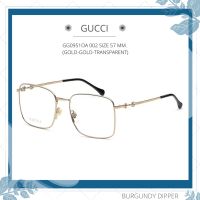 กรอบแว่นตา GUCCI รุ่น GG0951OA 002 SIZE 57 MM. (GOLD-GOLD-TRANSPARENT)