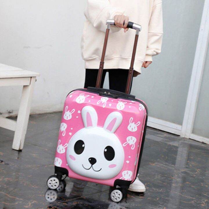 Children's suitcase cartoon 16 inch luggage case universal wheel girl