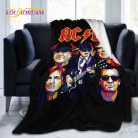 {High-End ผ้าห่ม} ใหม่ Ac/dc วงดนตรีร็อคพิมพ์3d ผ้าห่มผ้าสักหลาดนุ่มโยน BlanketSherpa ผ้าห่มอบอุ่นสี่ฤดูกาลสำหรับเตียงโซฟาสำนักงาน