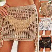 [Free ship] and new women knitted sexy hollow drawstring bikini