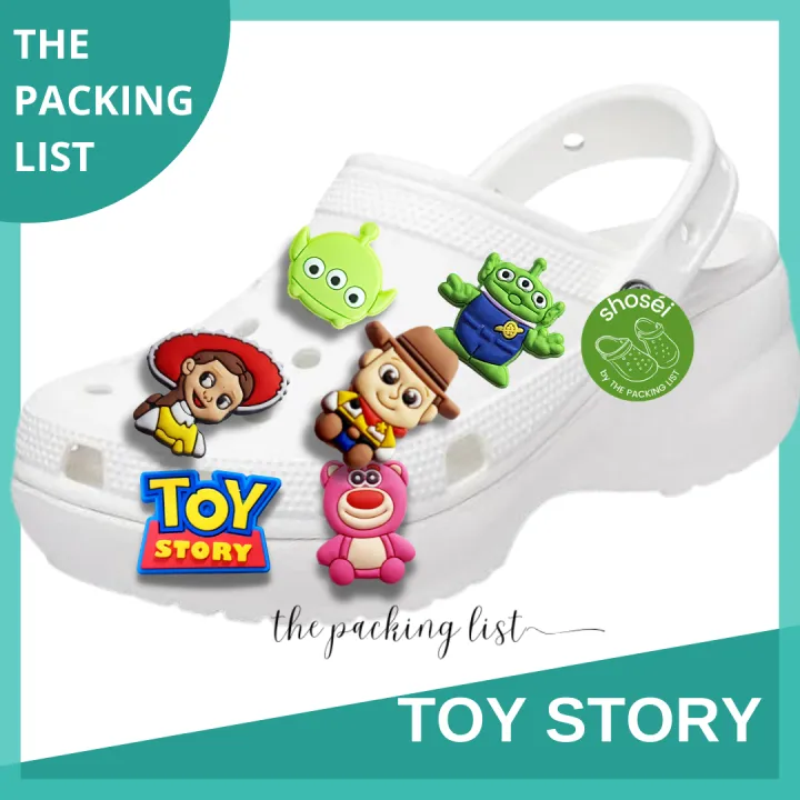 Toy Story Jibbitz crocs pins Woody Jessi Buzz LIghtyear Jibbitz Shoe Charms  for Crocs Clogs accessories bts clogs charm jibbitz shoe accessories |  Lazada PH