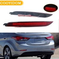 Newprodectscoming 1 Pair LED Rear Bumper Tail Lights For Hyundai Elantra 2012 2013 2014 Fog Lamps Brake Stop Signal Reflector Rear Indicator