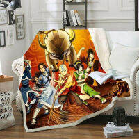 Avatar the last Airbender 3D Print Fleece Blanket bed bedspread Sherpa blanket