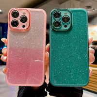 เคสโทรศัพท์ iPhone 15 Plus iPhone 15Pro Max ใหม่2023ดีไซน์เลื่อมที่สวยงามมาพร้อมกับฟิล์มป้องกันเลนส์กันน้ำโปร่งใสปลอกซิลิโคนแบบนิ่ม iPhone 15 Pro Max 15 Plus เคสโทรศัพท์แบบคลาสสิก