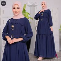 Priskila Cell Dewie Ceruty วัสดุชุด Babydoll LD 110เซนติเมตรผู้หญิง Abayas ผู้ใหญ่ที่เรียบง่าย Midi Dres ผู้หญิงใหม่ล่าสุด2022 Kekinian ใหม่ล่าสุด2022 Kekinian ชุดผู้หญิงสไตล์เกาหลีผู้หญิงชุด Kekinian วัยรุ่นเสื้อคลุม2022ที่ทันสมัยหรูหราเสื้อคลุมใหม่ล่าสุ