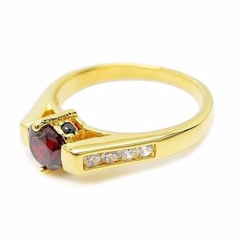 แหวนพลอยโกเมนหญิง-แหวนพลอยแดง-ประดับเพชร-พลอยนิำ-ชุบทอง-บริการเก็บเงินปลายทาง