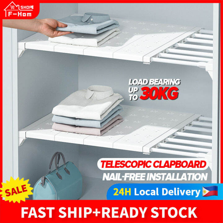 Fortune Home Wardrobe Divider Partition Wardrobe Shelf Wardrobe