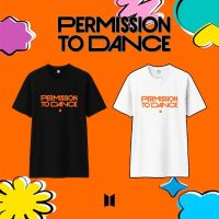 BAYANG 【Uniqloo】พร้อมส่งเสื้อ BTS Permission to dance คอกลม 2 VERSIONs ไซส์ S-3XL 100%