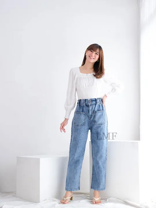 boyfriend high waist jeans