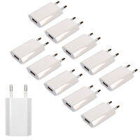 10ชิ้นล็อตคุณภาพเดิม28g USB ชาร์จ5W Power Adapter A1400 EU plug สำหรับศัพท์มือถือพร้อมกล่องขายปลีก