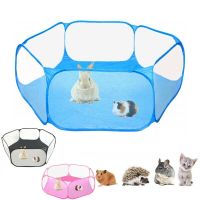 Portable Pet Playpen Cat Dog Cage Tent Outdoor Kennels Fence Houses For Small Large Dogs Game Playground Fence Pet Supply Beds