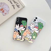 -พร้อมส่งในไทย-เคสซิลิโคนส กรีนลายการ์ตูน TPU นิ่ม สำหรับรุ่น 14/14PRO 14 PROMAX 13/13PRO 13PROMAX 12 11 XS #456