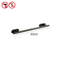 ELLEN Bathroom Towel Hanger Bath Towel Rack Black Bathroom Accessories Gold Brushed Towel Bar ELMM19