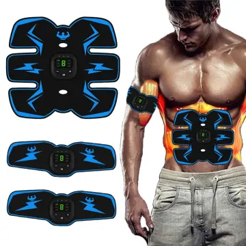 Abdominal Muscle Stimulator Trainer EMS Abs Wireless Leg Arm Belly Exercise  Electric Simulators Massage Press Workout Home Gym