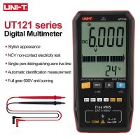 UT121A มัลติมิเตอร์แบบดิจิทัล UNI-T UT121B UT122 AC DC โวลต์มิเตอร์600V มัลติมิเตอร์อาร์เอ็มเอสแบบจริงเครื่องทดสอบตัวเก็บประจุต้านทาน NCV