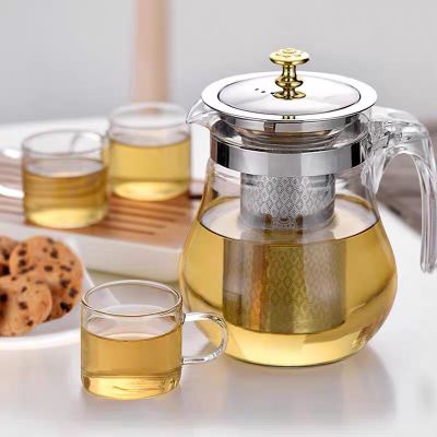 กาน้ำชา ใส้กรองสแตนเลส304มีสองแบบเลือกได้ตามใจชอบ 茶壶 H5002-H7502