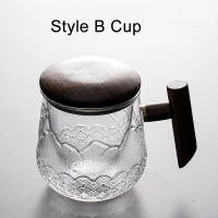 JIEWU Japanese Style Filter Glass High Temperature Resistant Personal Kung Fu Tea Cup  New Office Home Kitchen Accessories