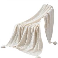 Nordic sofa blanket office nap shawl knitted wool blanket leisure air conditioning blanket bed