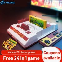 ☇◐¤ 500 in one games Retro Game console HD 4K TV card classic Free 24 in 1 Mario game home double FC game card D99 Nintendo Tao3c