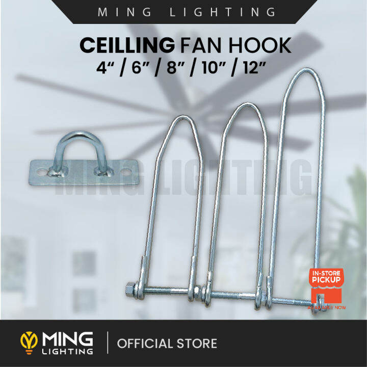 Ceiling Fan Hook Stainless Steel Kipas Siling Gantung Heavy Duty Fans