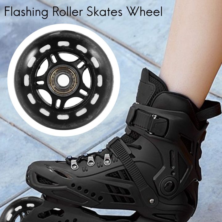 8-pack-inline-skate-wheels-beginners-roller-blades-replacement-wheel-with-bearings-wheels-70mm