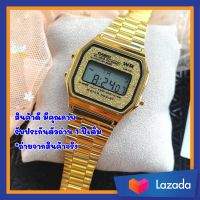 นาฬิกาข้อมือผญ  นาฬิกาข้อมือ นาฬิกาผู้ชายCasio นาฬิกาผู้หญิง นาฬิกาคาสิโอCasioF91 สายสแตนเลสแท้ รุ่นขายดี