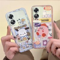 2023ใหม่ TPU Softcase สำหรับ OPPO A38 4G OPPOA38การ์ตูนน่ารักสุนัขเคสสมาร์ทโฟนรักผ้าคลุมสีฟ้าสีชมพูเคสโทรศัพท์เป็นคู่