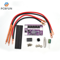 pcbfun ซี12โวลต์จอแสดงผลดิจิตอล100สปีด CNC สปอตเครื่องเชื่อมขนาดเล็กขนาดถือได้แบบพกพา18650แบตเตอรี่ลิเธียมเครื่องเชื่อมสปอตบอร์ดคอนโทรลเครื่องเชื่อมสัมผัสของตกแต่งงานปาร์ตี้