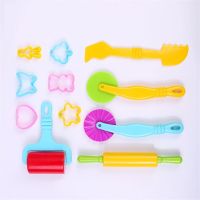 【CC】 11Pcs Clay Sculpting Plastic Polymer Modeling Carved Shaping Dough Set Plasticine Mold Child