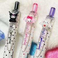 【spot commodity】 Sanrio Japan uniball Mitsubishi gel pen Coulomi limited umn-138 wave point love press type signo black water pen quick-drying 0.38 test brush pen flag official ship store