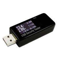 จอแสดงผลความปลอดภัยหน้าจอวัดความเร็วแรงดันกระแสเครื่องตรวจจับ USB 3V-30V