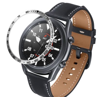 กรอบแหวนสำหรับนาฬิกา Samsung Galaxy 4คลาสสิก46มม./42มม. S3เกียร์ปกป้องโลหะคลาสสิก Galaxy Watch 3 45มม./41มม.