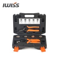 IWISS SN-PM Quick Change Ratcheting Crimper Tool Automotive Service Kit for Crimping Insulated Non-insulated Terminal