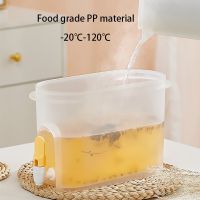 3.9L Refrigerator Cold Kettle Faucet Juice Fruit Container Water Jug Hometeapot Ice Pot Drinkware Bucket Filter Plastic Jug