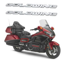 For Honda Goldwing GL1800 All year 3M ABS 3D Battery Cover Emblem Side Fairing Sticker Decal Logo Symbol Chrome GL 1800