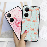 KOSLAM Y78เคสสำหรับ VIVO ฟรอสติ้งธีมนกฟรอสติ้งเรียบง่าย5กรัม Y27 4กรัม5กรัม Y36 Y02A Y02 Y02s Y35 Y16 Y22 Y22s 5กรัม Y15A Y77 5กรัม Y100 Y21 Y21A Y21s Y33s Y76 Y75 Y55 5กรัม y20 Y20i Y20s Y51A Y12A Y12s สไตล์ใหม่เคส TPU แบบนิ่มมีในสต็อก