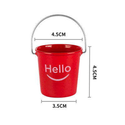 🔥🔥🔥【จัดส่งรวดเร็ว】 Mini Hello Bucket อเมริกันชามใส่ซอสตะวันตกซอสสเต็กจานชามถ้วยซอส