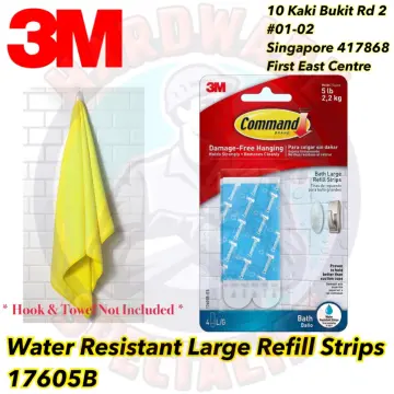 3M Command Refill Strips Double Sided Adhesive Strips for Picture Hanging  Strips, Damage-Free Hanging,Small size 4.6cm*1.5cm