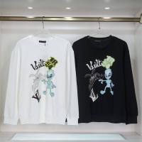 L VˉNew เสื้อสเวตเตอร์แขนยาวสำหรับคู่รักชายและหญิงพิมพ์ลายมนุษย์ต่างดาวแบบไม่คอกลมหลวม