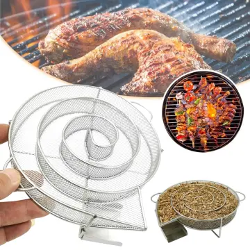 BBQ Grill Smoker Box Tube Pipe Densed Ventilation Hole Multi