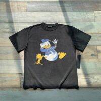 COD 7KPD mirage 260g cartoon printed mouse Donald Duck washed old short sleeve mens and womens T-shirt fashion