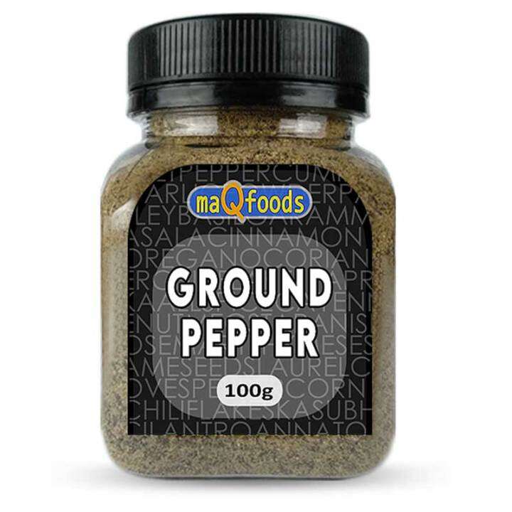 maQfoods PH Ground Pepper 100g Lazada PH