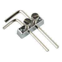 กีตาร์ไฟฟ้าลูกคอ Headstock ติดตั้งที่สำคัญ Hex ประแจผู้ถือเครื่องมือชิ้นส่วนที่มีสกรูยึดประแจเงินสีดำทอง