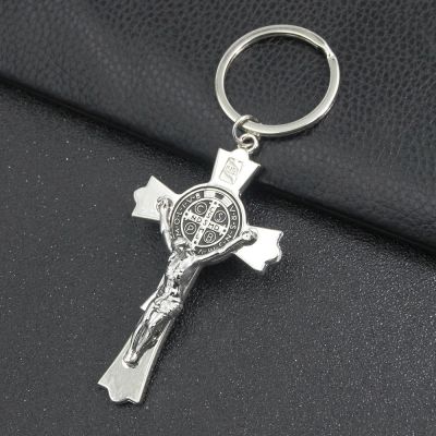 Jesus Cross Keychains Christian Religious Beliefs Key Chains Fashion Jewelry Accessories Gift 2022 Bag Charm Car Keyring