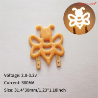 Qungkun? ไฟ LED เอดิสัน3V มีความยืดหยุ่นรูปทรงผึ้งสำหรับเทศกาลคริสต์มาสไฟตกแต่งจดหมายรักงานปาร์ตี้อุปกรณ์ตกแต่งหลอดไฟแบบทำมือ