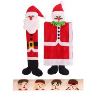 Christmas Decoration Refrigerator Door Handle Covers Cute Microwave Door Refrigerator Handle Sets Christmas Decoration