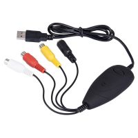 EzCAP USB2.0 One-Way Audio Video Capture Card Grabber Device Analog Video for DVD Video Recorder Camcorder Grabber for Window