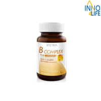 Vistra B-Complex Plus Minerals 30 Tablets วิสทร้า บีคอมเพล็กซ์ วิตามินบีรวม[IINN]