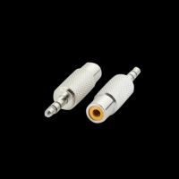 3.5Mm Male Plug untuk RCA Female Jack 3.5 untuk AV Konektor Audio