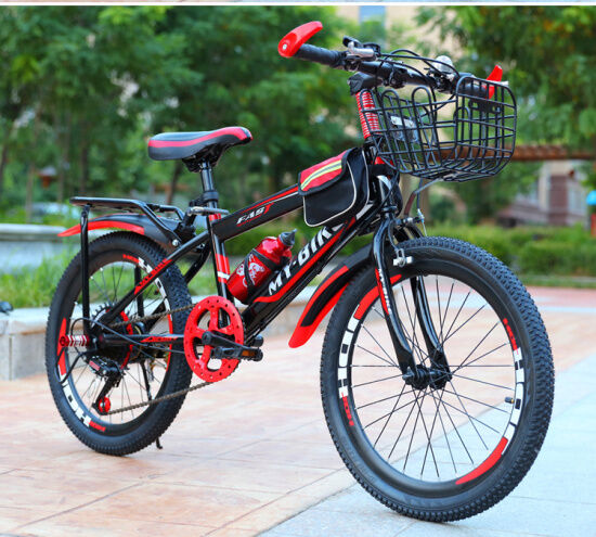 Xe đạp địa hình cỡ 24 inh cho bé 9-15 tuổi - tặng kèm giỏ và gácbaga - ảnh sản phẩm 1